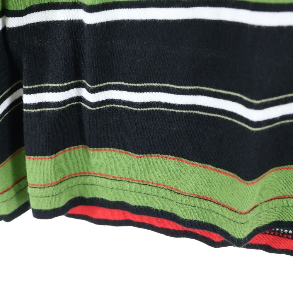 SUPREME(シュプリーム) 23SS Multi Stripe Polo マルチストライプ ロゴエンブロイダリー 半袖ポロシャツ カットソー マルチカラー