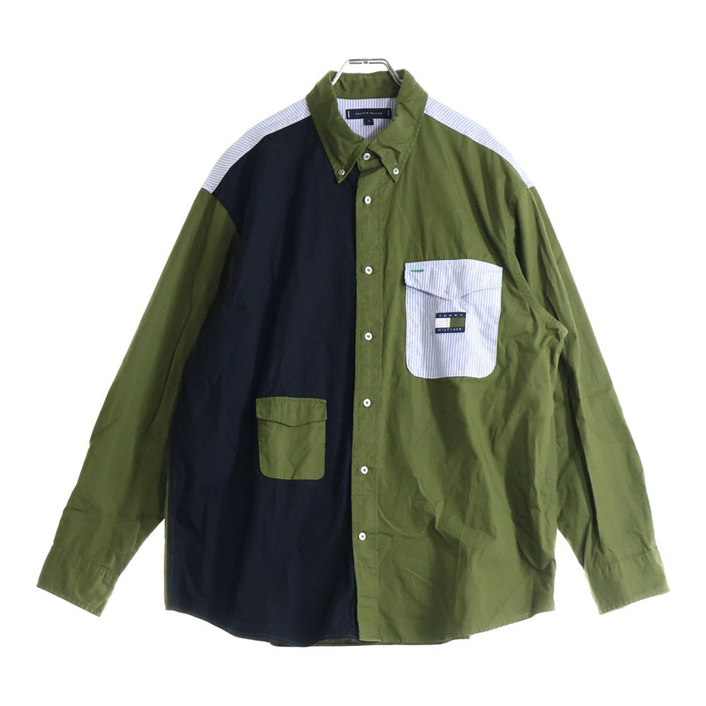 TOMMY HILFIGER(トミーヒルフィガー) Utillity Icons 2.0 ユーティリティアイコンズ コットン レギュラーカラー 長袖シャツ マルチカラー MW0MW36239