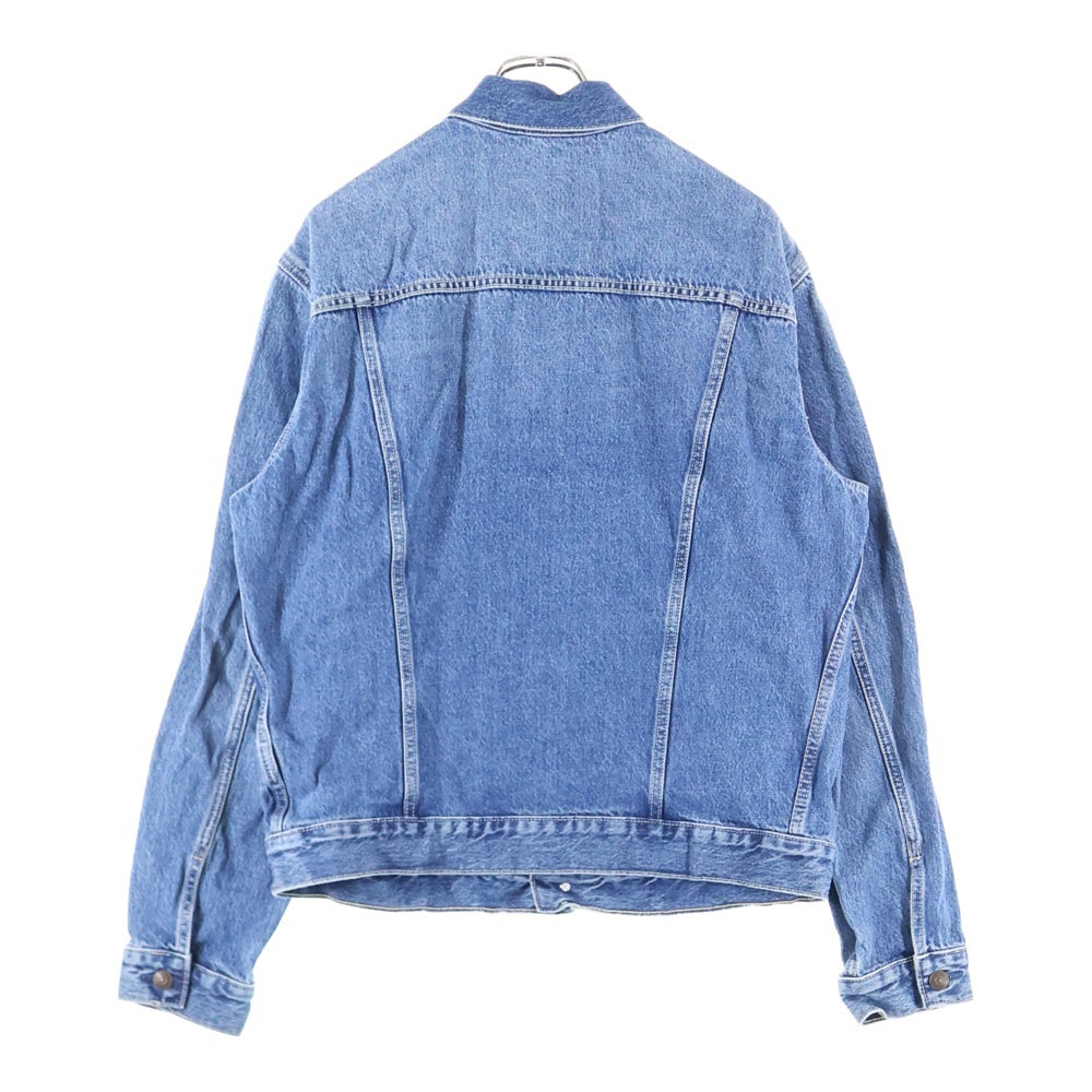 Calvin Klein(カルバンクライン) LOGO DENIM JACKET ロゴパッチ デニム トラッカージャケット インディゴ 40TM715