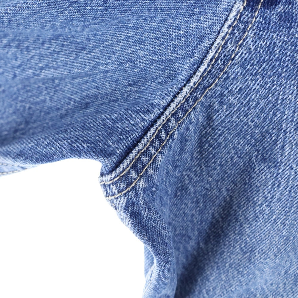 Calvin Klein(カルバンクライン) LOGO DENIM JACKET ロゴパッチ デニム トラッカージャケット インディゴ 40TM715