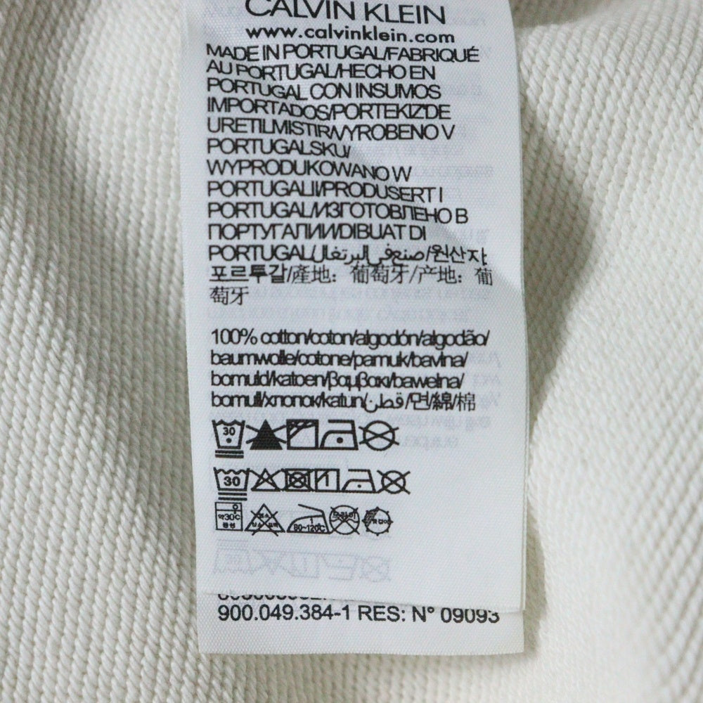 Calvin Klein(カルバンクライン) クルーネックスウェットトレーナー ホワイト SP40561905