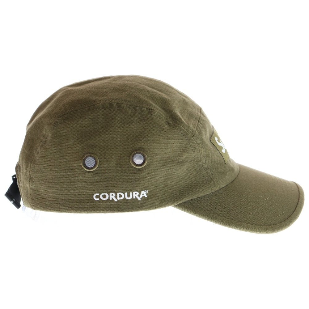 SUPREME(シュプリーム) 22AW Brushed Cordura Camp Cap ブラッシュドコーデュラ ボックスロゴ キャンプキャップ カーキ