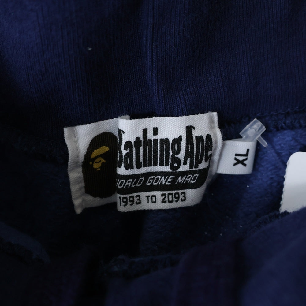 A BATHING APE(アベイシングエイプ) COLOR CAMO SHARK AWEAT PANTS カモ総柄 シャーク スウェットパンツ ブルー 001PTI301008M