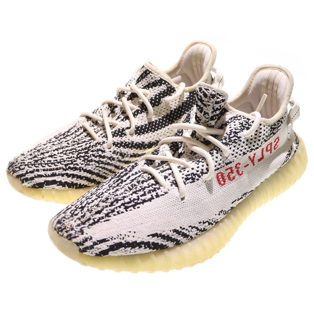adidas(アディダス) YEEZY BOOST 350 V2 Zebra イージーブースト ゼブラ ローカットスニーカー ブラック/ホワイト US9.5/27.5cm CP9654