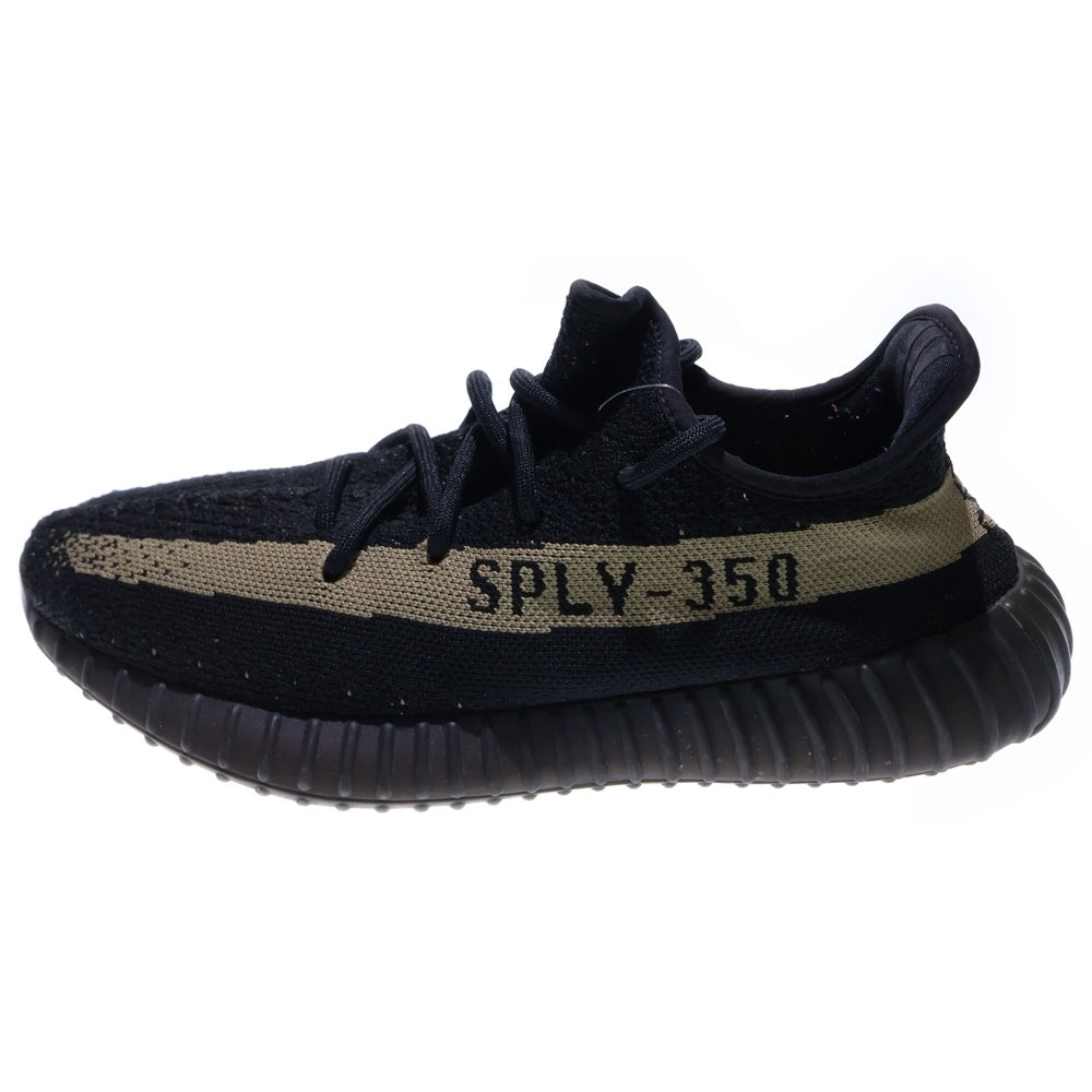 adidas(アディダス) YEEZY BOOST 350 V2 Core Black Green イージーブースト コアブラック グリーン ローカットスニーカー ブラック/グリーン US8.5/26.5cm BY9611