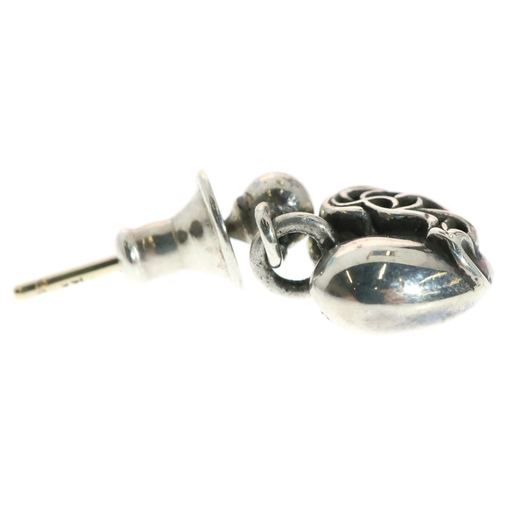 CHROME HEARTS(クロムハーツ) HEART DRP ハートドロップド ピアス シルバー