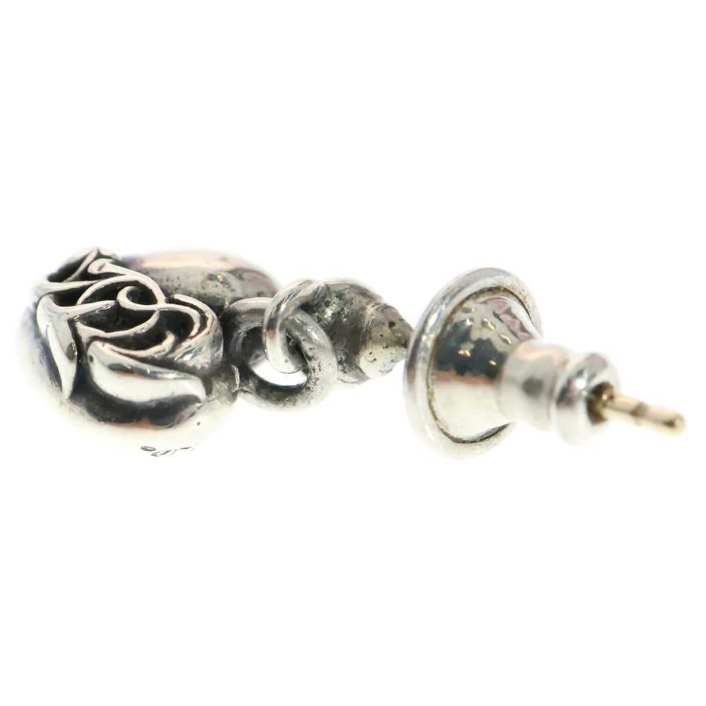 CHROME HEARTS(クロムハーツ) HEART DRP ハートドロップド ピアス シルバー