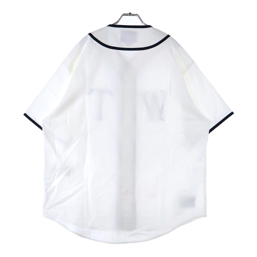 WTAPS(ダブルタップス) 25SS LEAGUE SS COTTON WHITE リーグコットンベースボール コットン 半袖シャツ ホワイト 251TQDT-SHM09