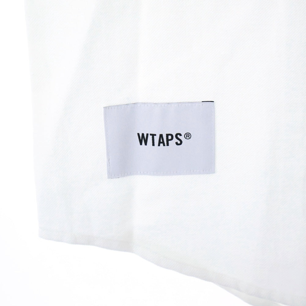 WTAPS(ダブルタップス) 25SS LEAGUE SS COTTON WHITE リーグコットンベースボール コットン 半袖シャツ ホワイト 251TQDT-SHM09