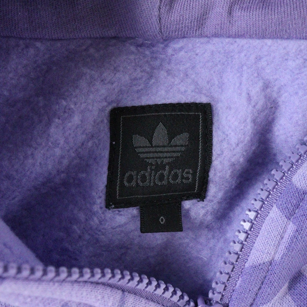 adidas(アディダス) YTI008 アニマル 総柄 ジップアップパーカー パープル