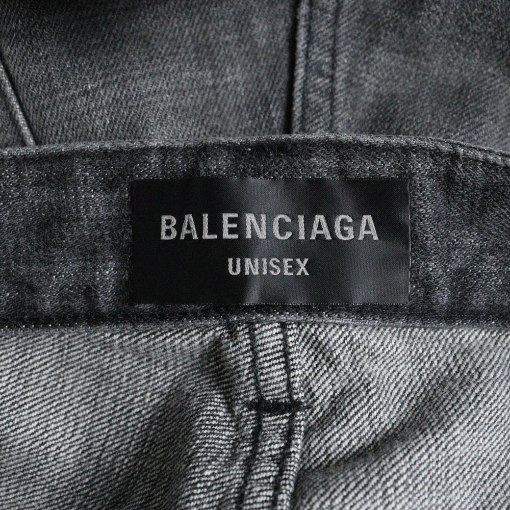 BALENCIAGA(バレンシアガ) 23SS Loose Denim Jeans ルーズフィット バギーデニムパンツ グレー 745213 TPW54