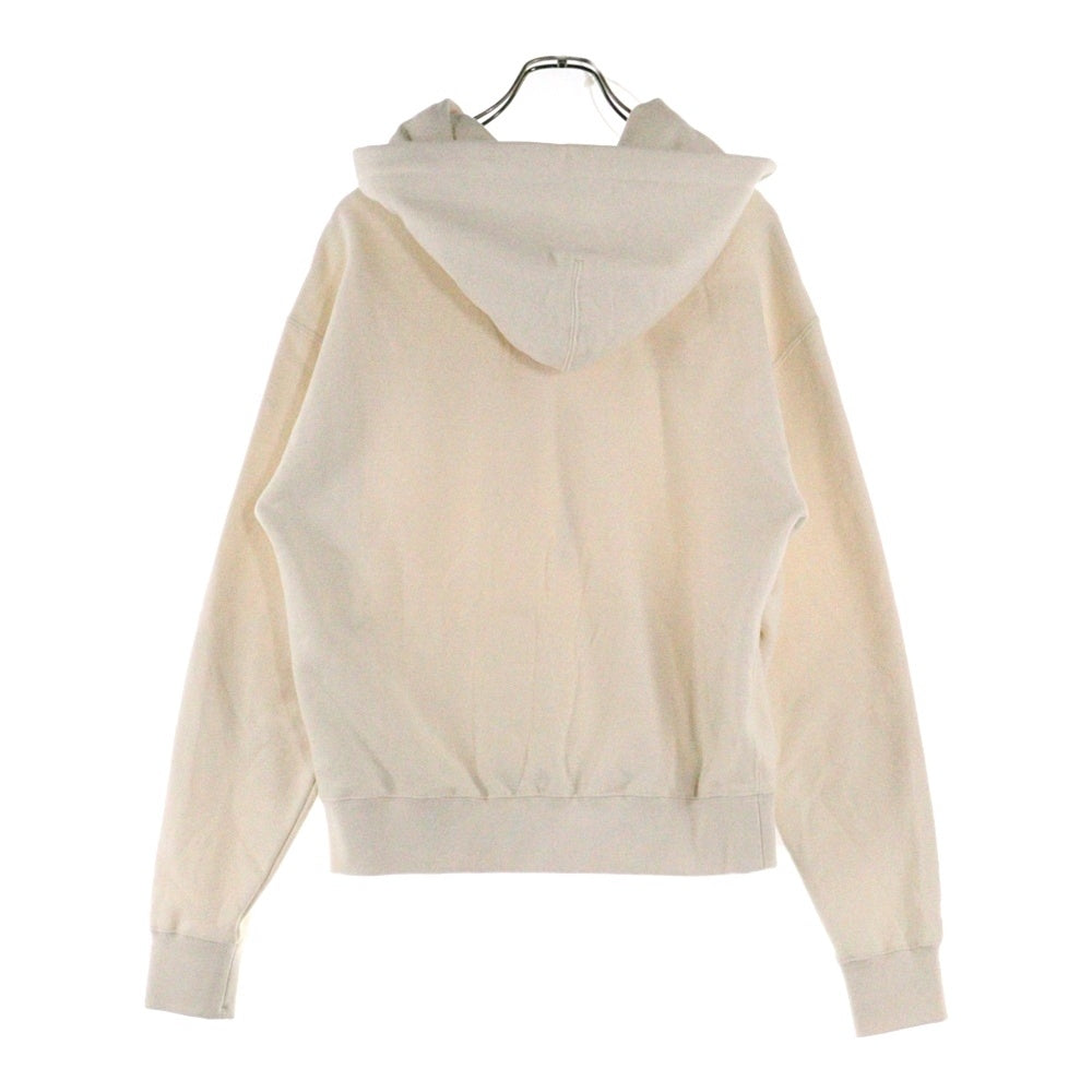 JIL SANDER +(ジルサンダープラス) 23AW イタリア製 ロゴプリント コットン スウェット プルオーバーパーカー アイボリー J40GU0002 J20010