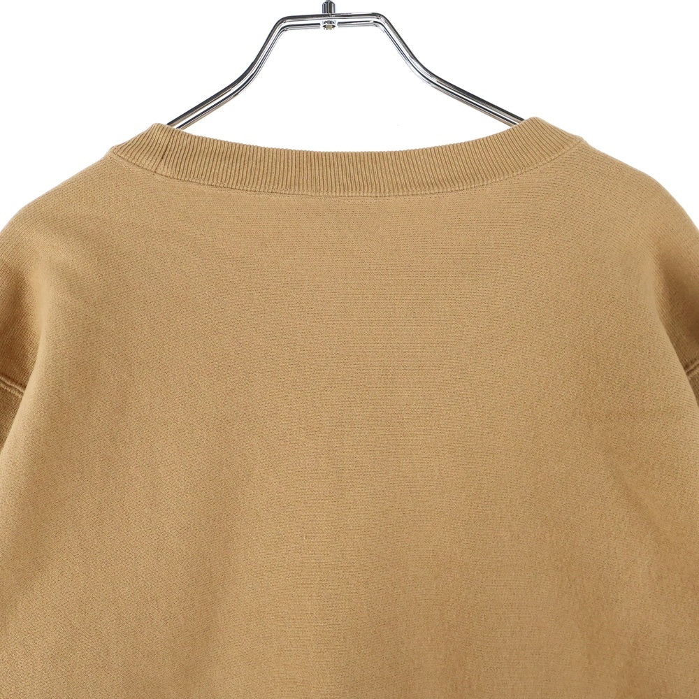 CHAMPION(チャンピオン) ×SOPH. REVERSE WEAVE CREWNECK SWEAT ソフ リバースウィーブ フロントロゴ刺繍 スウェット スウェットトレーナー ブラウン C8-A015