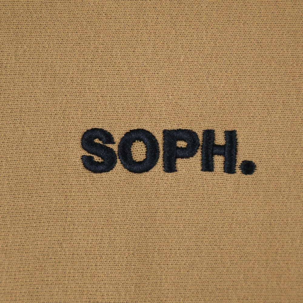 CHAMPION(チャンピオン) ×SOPH. REVERSE WEAVE CREWNECK SWEAT ソフ リバースウィーブ フロントロゴ刺繍 スウェット スウェットトレーナー ブラウン C8-A015