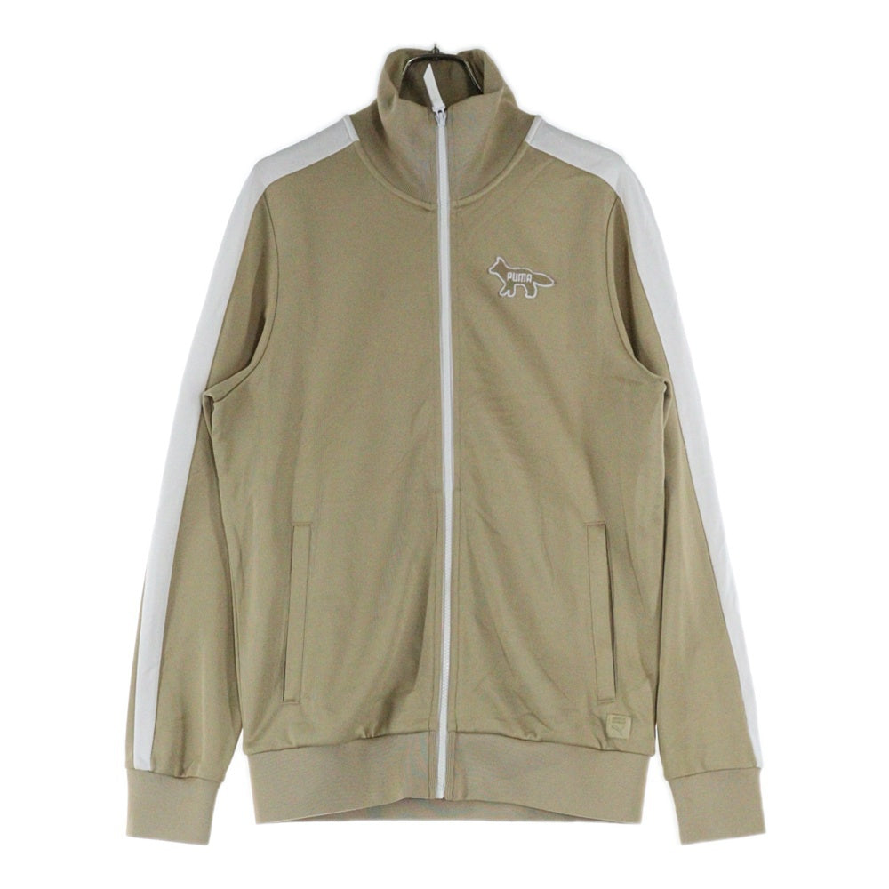 PUMA(プーマ) ×MAISON KITSUNE T7 TRACK TOP JACKET メゾンキツネ ロゴパッチ トラックジャケット ベージュ 530427-98