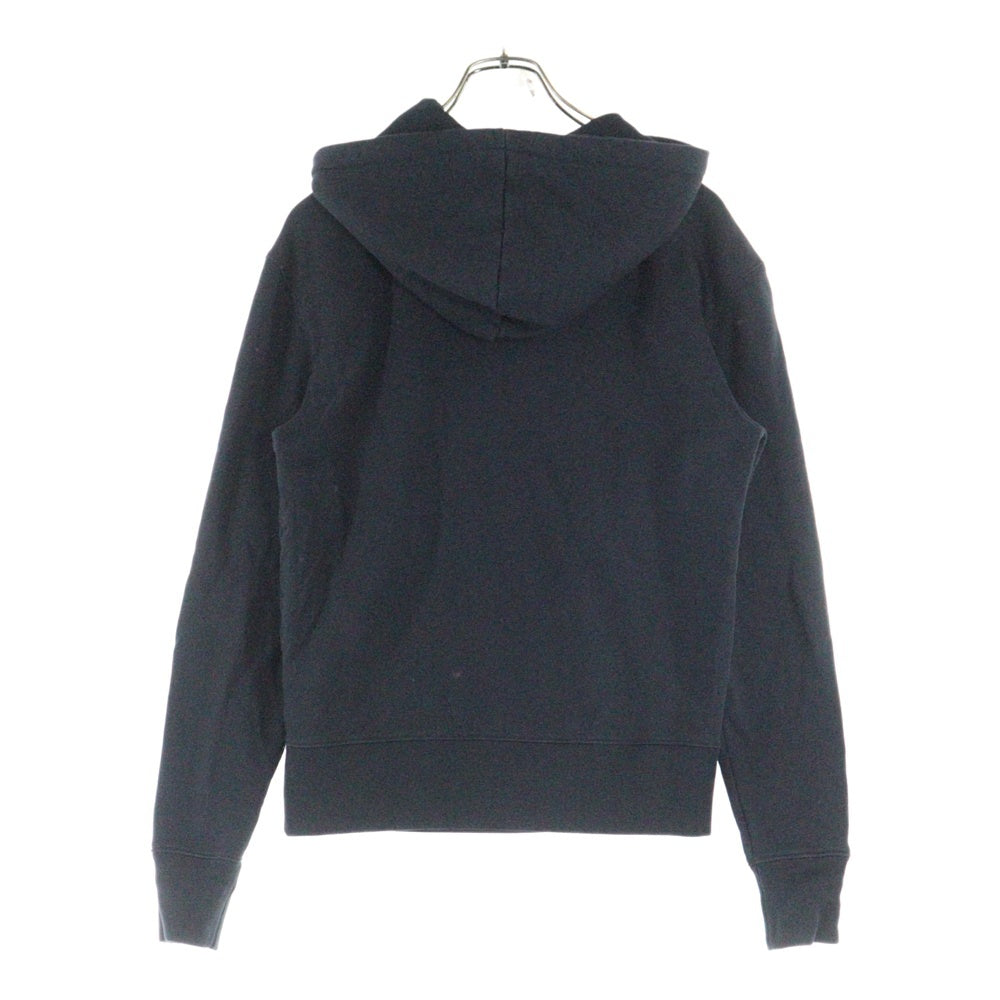 MAISON KITSUNE(メゾンキツネ) GREY FOX HEAD PATCH CLASSIC HOODIE グレーフォックスヘッドパッチ クラシック スウェット プルオーバーパーカー ブラック GU00335KM0002