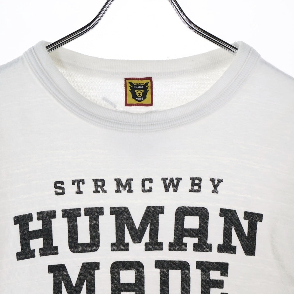 HUMAN MADE(ヒューマンメイド) 23SS GRAPHIC T-SHIRT 8 タイガープリント クルーネック 半袖Tシャツ カットソー ホワイト HM26TE008