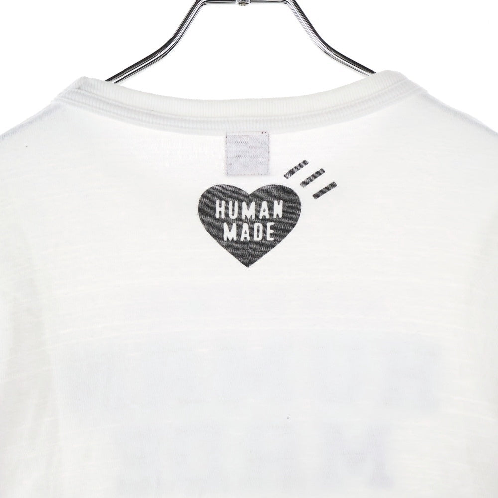 HUMAN MADE(ヒューマンメイド) 23SS GRAPHIC T-SHIRT 8 タイガープリント クルーネック 半袖Tシャツ カットソー ホワイト HM26TE008