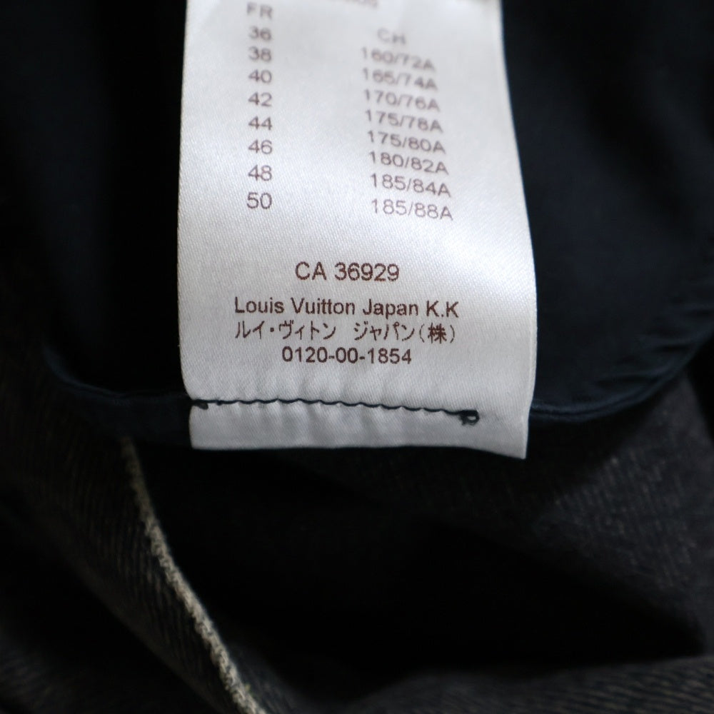 LOUIS VUITTON(ルイヴィトン) 17SS SLIM スリムフィット ジップフライ デニムパンツ ブラック RM171Q DK9 HAD60W