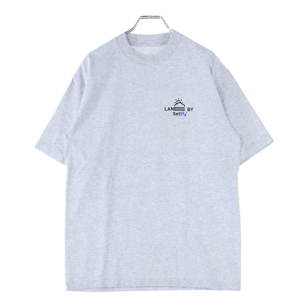 LANE BY BROCHURE(レーンバイブローシュアー) ×ALWAYTH ×Setinn PROOF TEE オルウェイズ セットイン プルーフ Tシャツ グレー