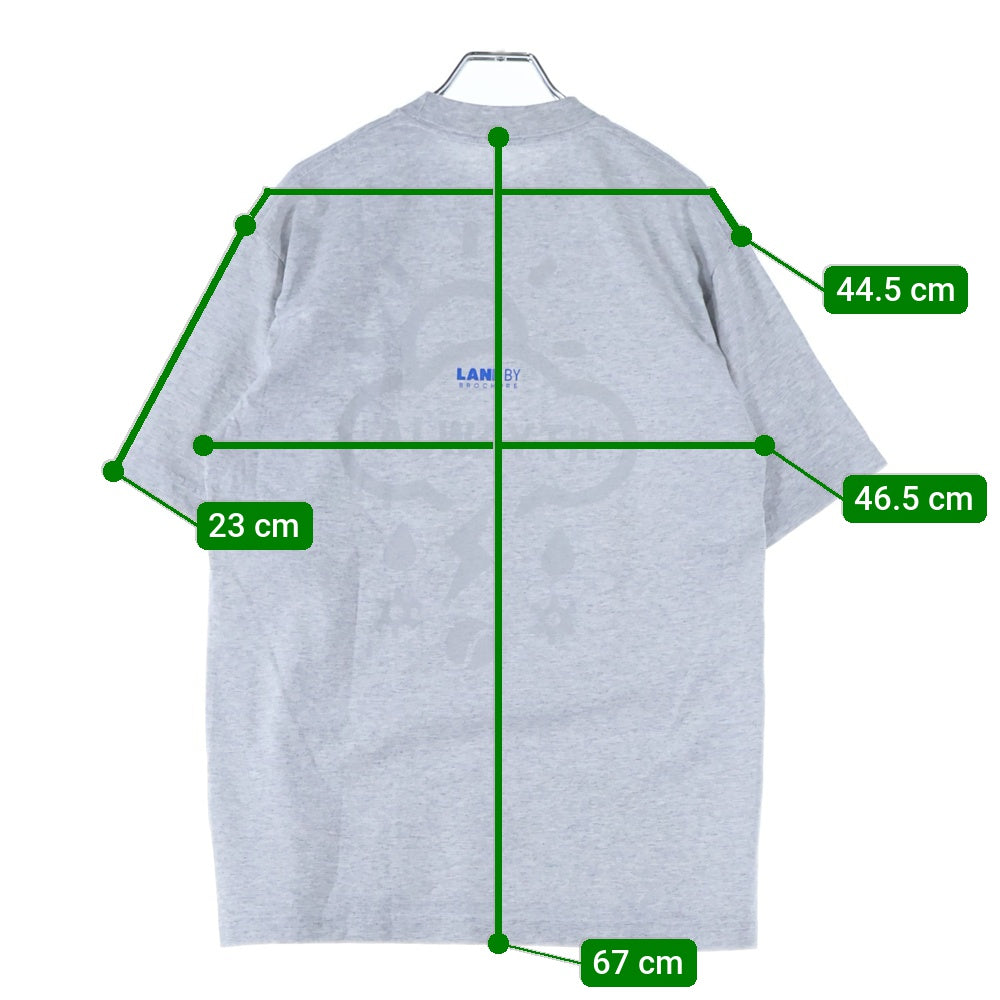 LANE BY BROCHURE(レーンバイブローシュアー) ×ALWAYTH ×Setinn PROOF TEE オルウェイズ セットイン プルーフ Tシャツ グレー