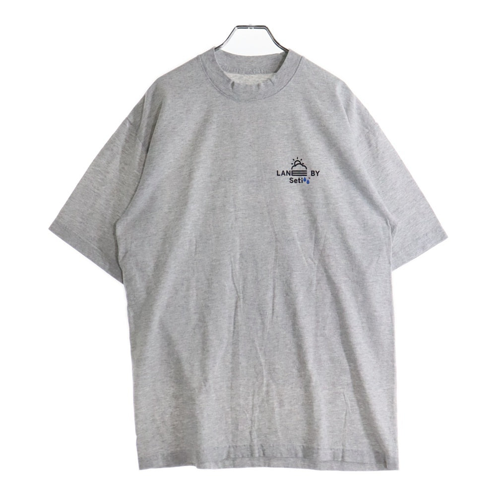 LANE BY BROCHURE(レーンバイブローシュアー) ×ALWAYTH ×Setinn PROOF TEE オルウェイズ セットイン プルーフ Tシャツ グレー