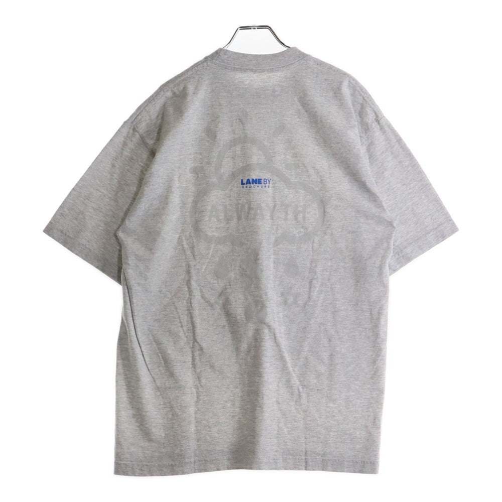 LANE BY BROCHURE(レーンバイブローシュアー) ×ALWAYTH ×Setinn PROOF TEE オルウェイズ セットイン プルーフ Tシャツ グレー