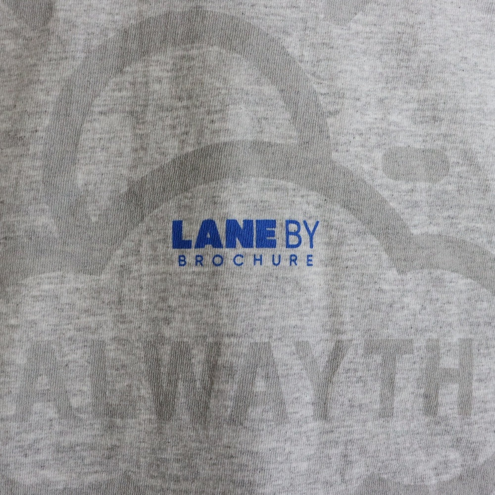 LANE BY BROCHURE(レーンバイブローシュアー) ×ALWAYTH ×Setinn PROOF TEE オルウェイズ セットイン プルーフ Tシャツ グレー