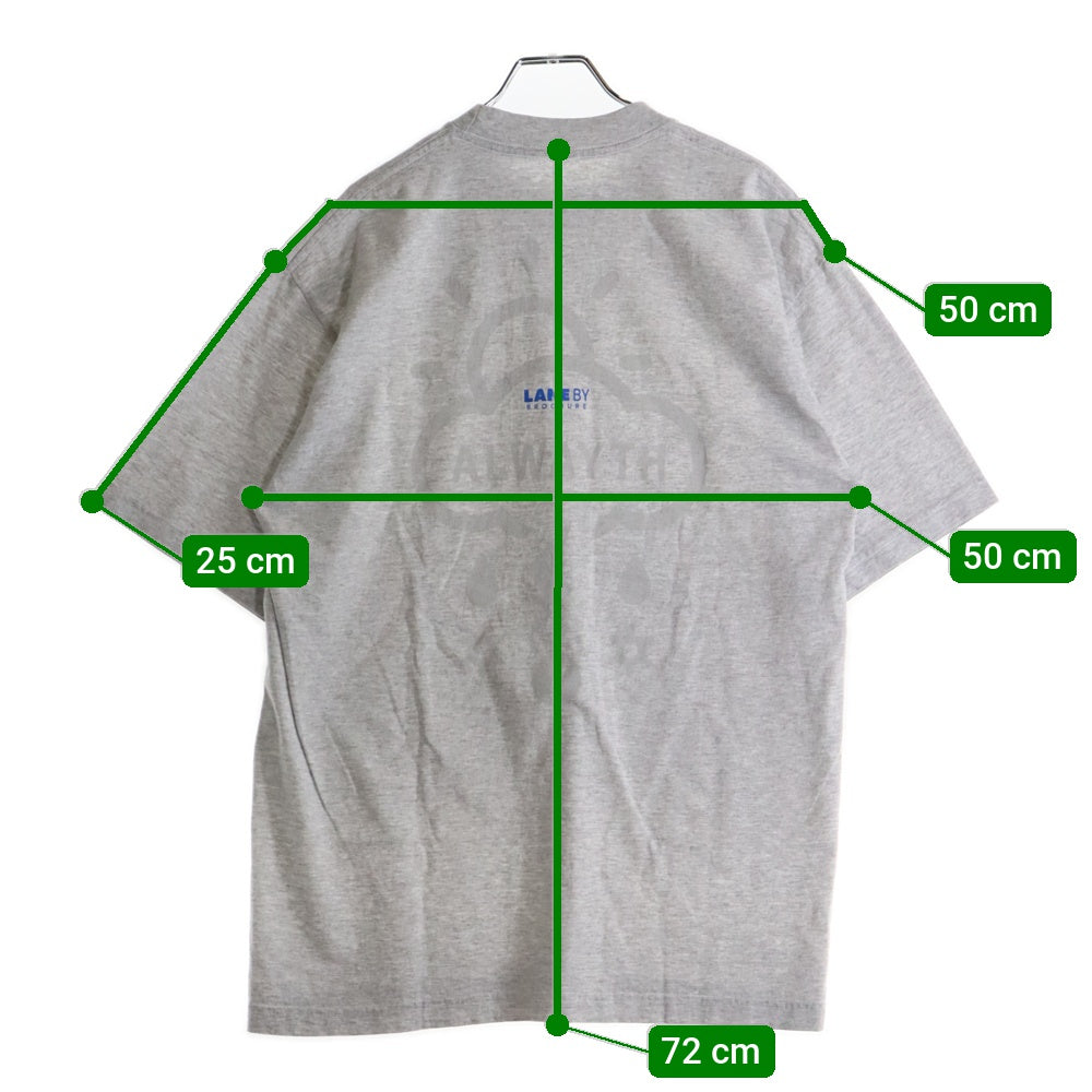 LANE BY BROCHURE(レーンバイブローシュアー) ×ALWAYTH ×Setinn PROOF TEE オルウェイズ セットイン プルーフ Tシャツ グレー