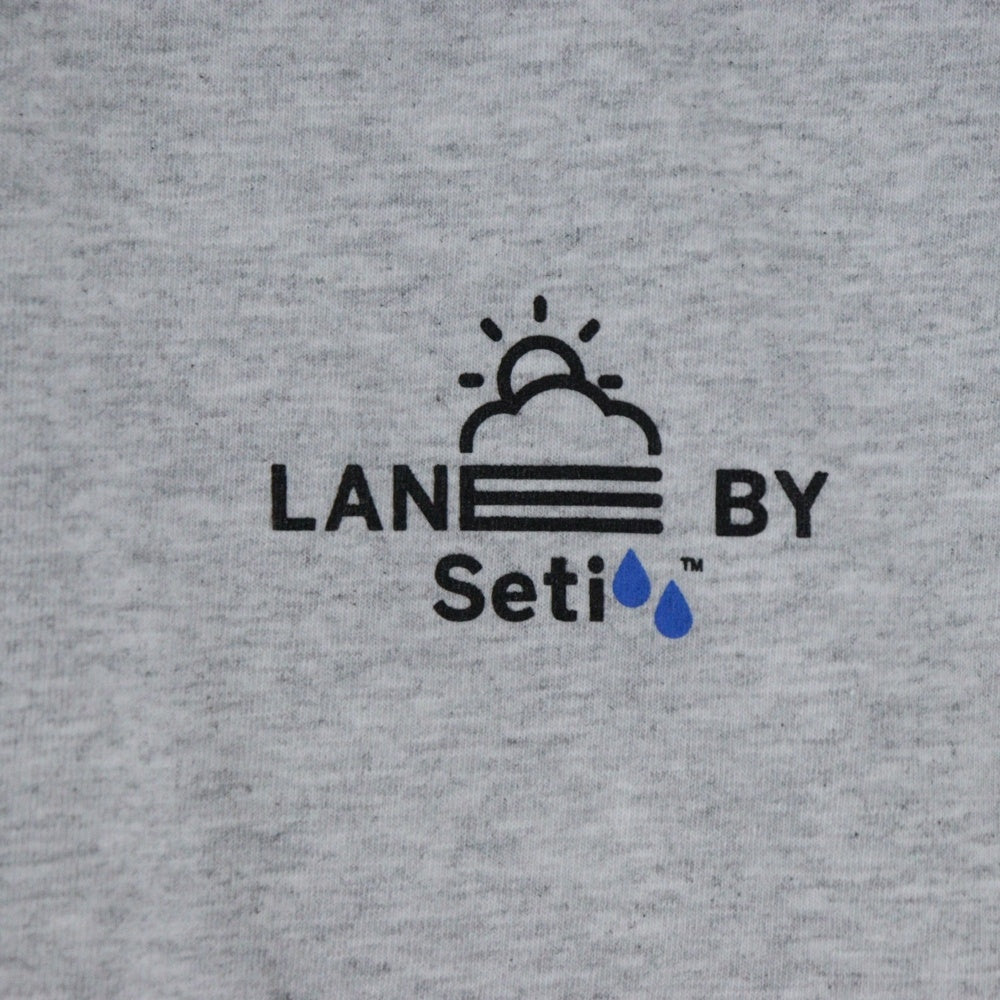 LANE BY BROCHURE(レーンバイブローシュアー) ×ALWAYTH ×Setinn PROOF TEE オルウェイズ セットイン プルーフ Tシャツ グレー