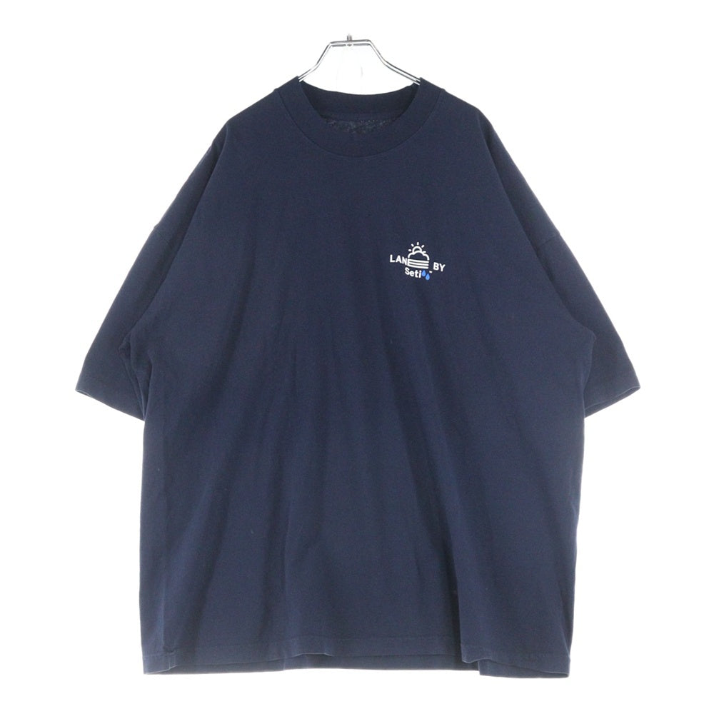 LANE BY BROCHURE(レーンバイブローシュアー) ×ALWAYTH ×Setinn PROOF TEE オルウェイズ セットイン プルーフ Tシャツ ネイビー