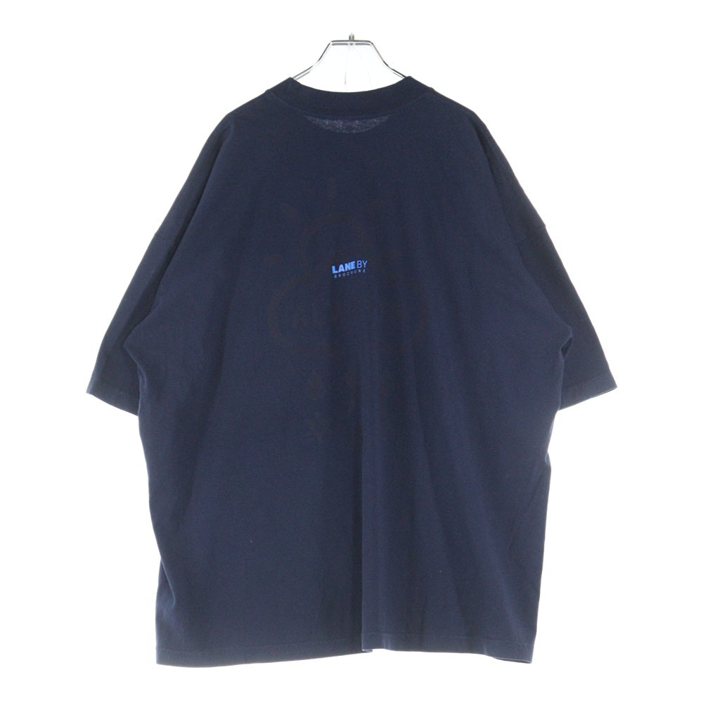 LANE BY BROCHURE(レーンバイブローシュアー) ×ALWAYTH ×Setinn PROOF TEE オルウェイズ セットイン プルーフ Tシャツ ネイビー