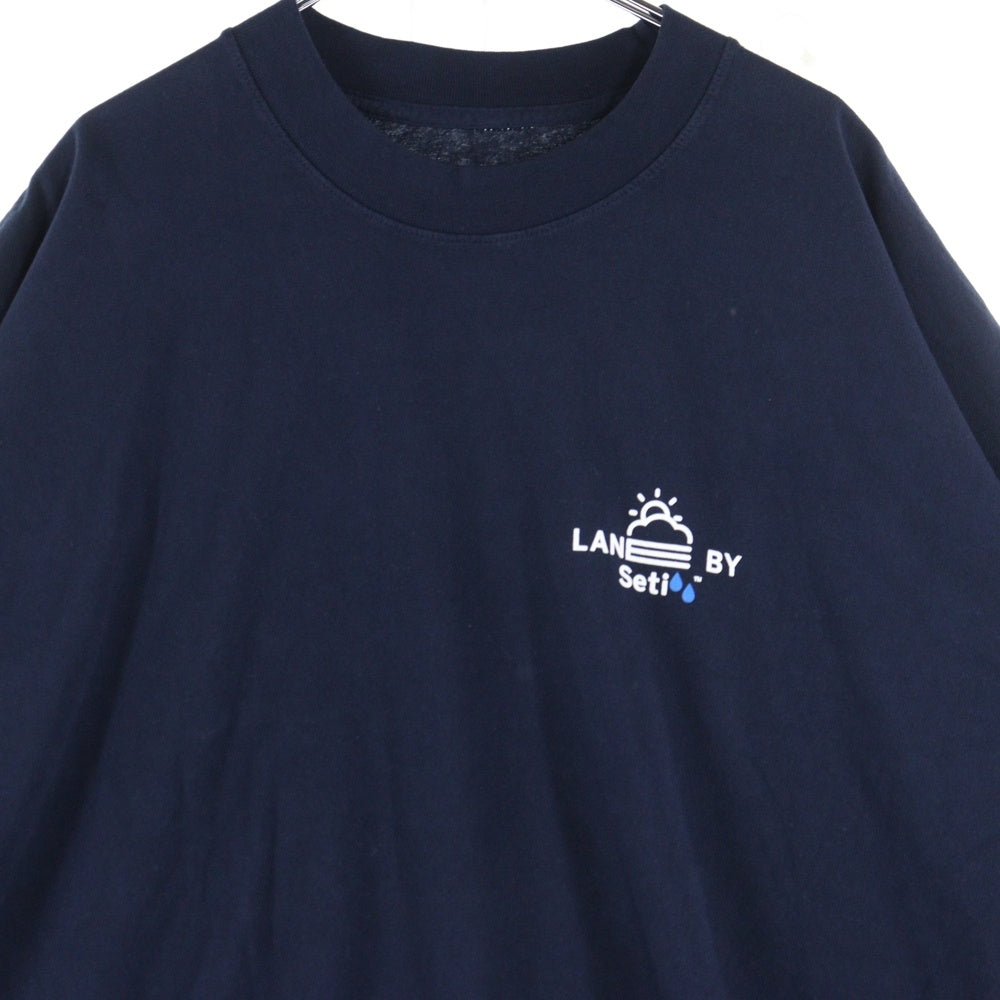 LANE BY BROCHURE(レーンバイブローシュアー) ×ALWAYTH ×Setinn PROOF TEE オルウェイズ セットイン プルーフ Tシャツ ネイビー