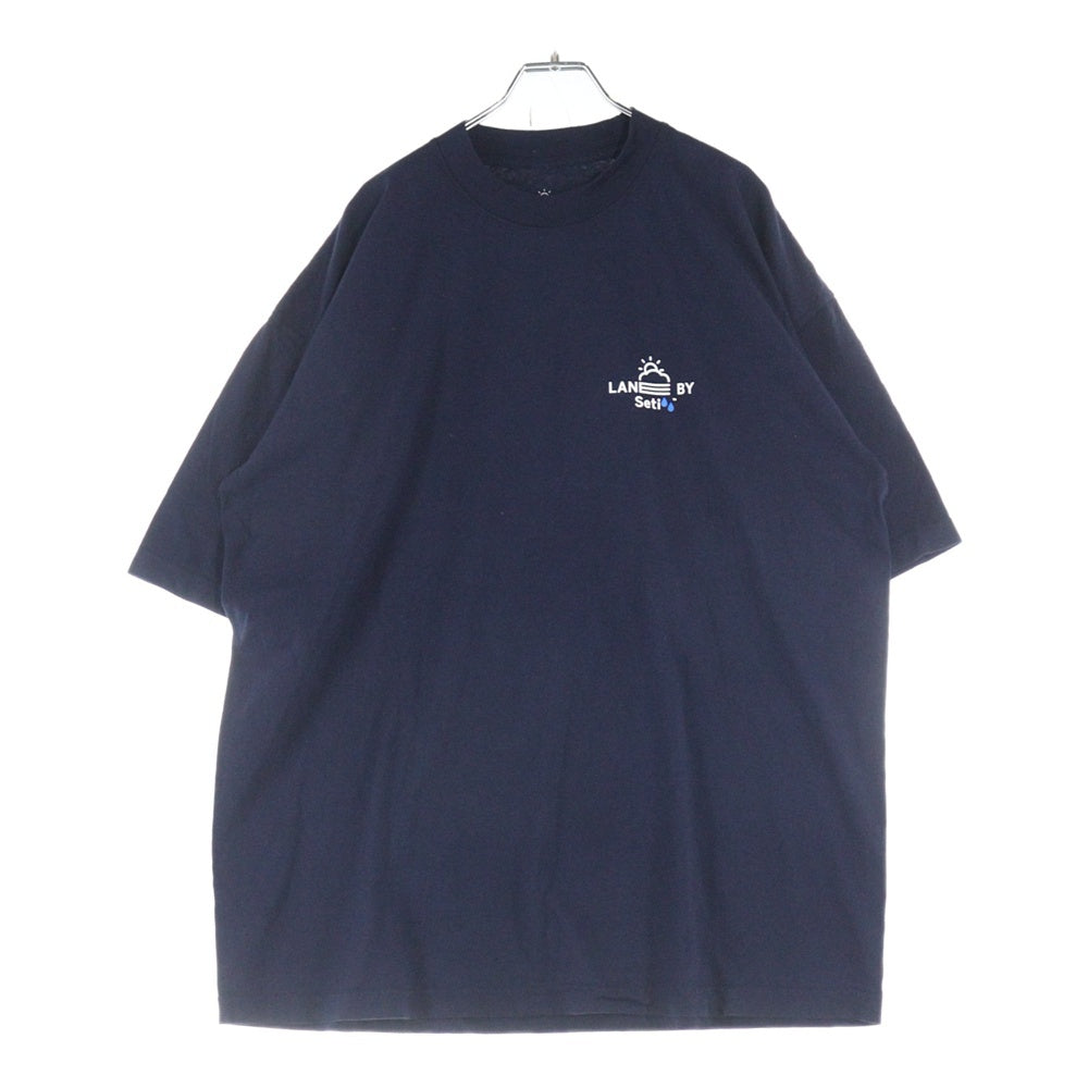 LANE BY BROCHURE(レーンバイブローシュアー) ×ALWAYTH ×Setinn PROOF TEE オルウェイズ セットイン プルーフ Tシャツ ネイビー