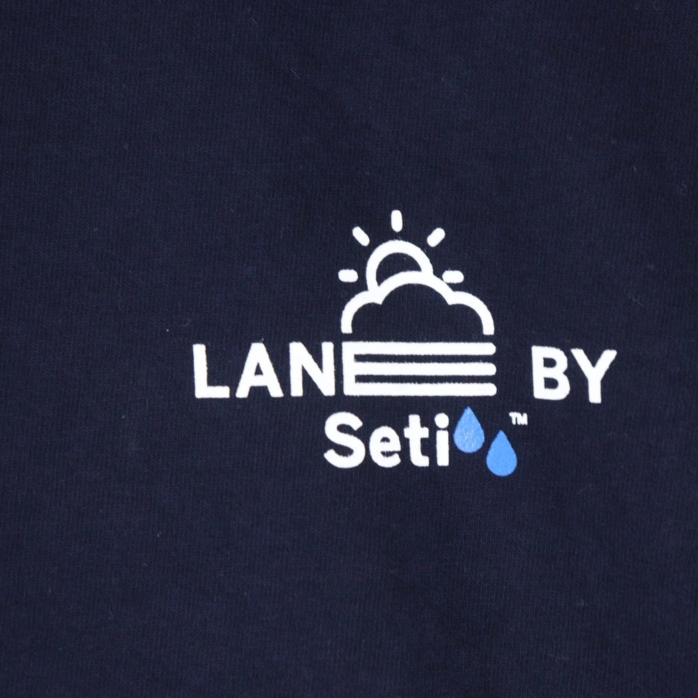 LANE BY BROCHURE(レーンバイブローシュアー) ×ALWAYTH ×Setinn PROOF TEE オルウェイズ セットイン プルーフ Tシャツ ネイビー
