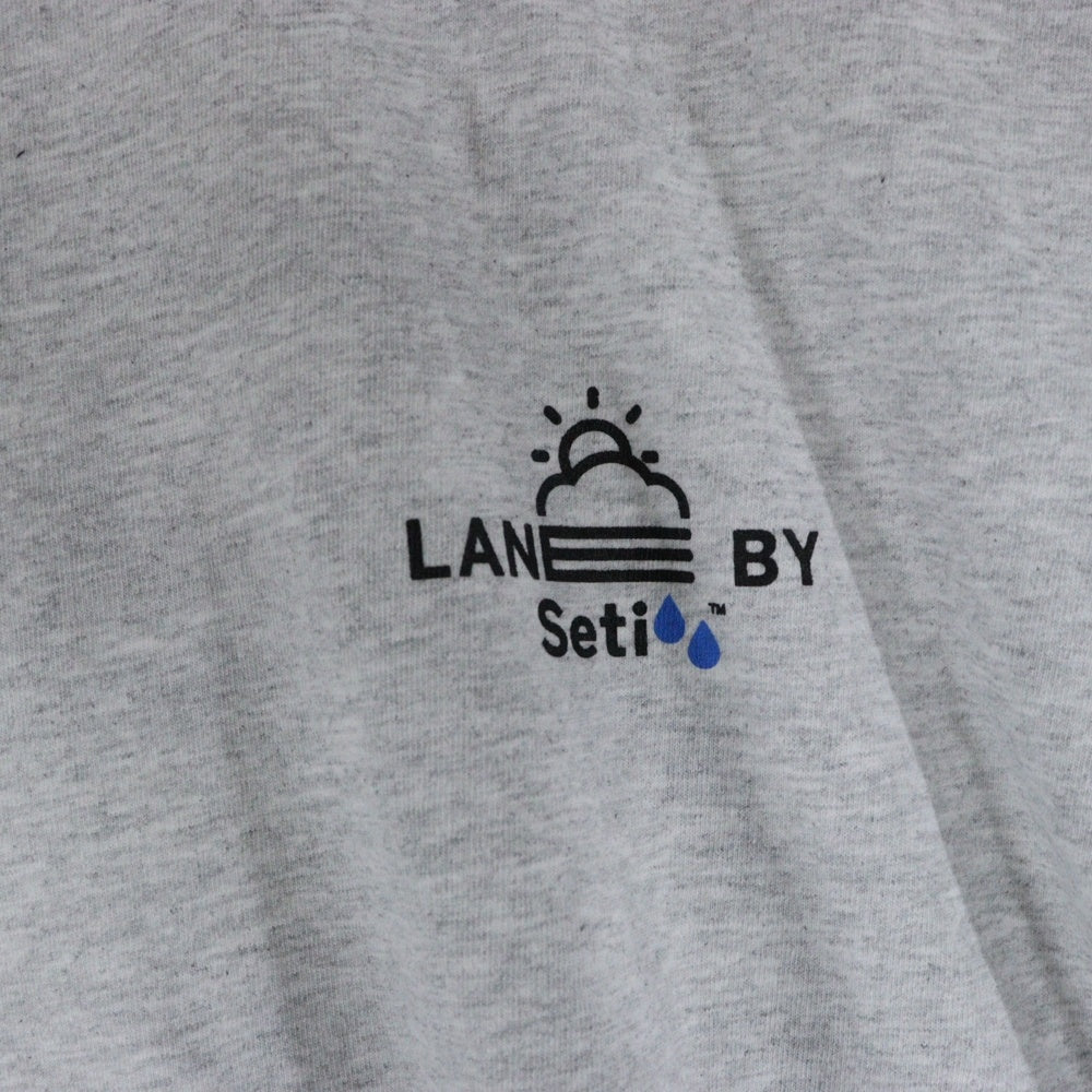 LANE BY BROCHURE(レーンバイブローシュアー) ×ALWAYTH ×Setinn PROOF TEE オルウェイズ セットイン プルーフ Tシャツ グレー