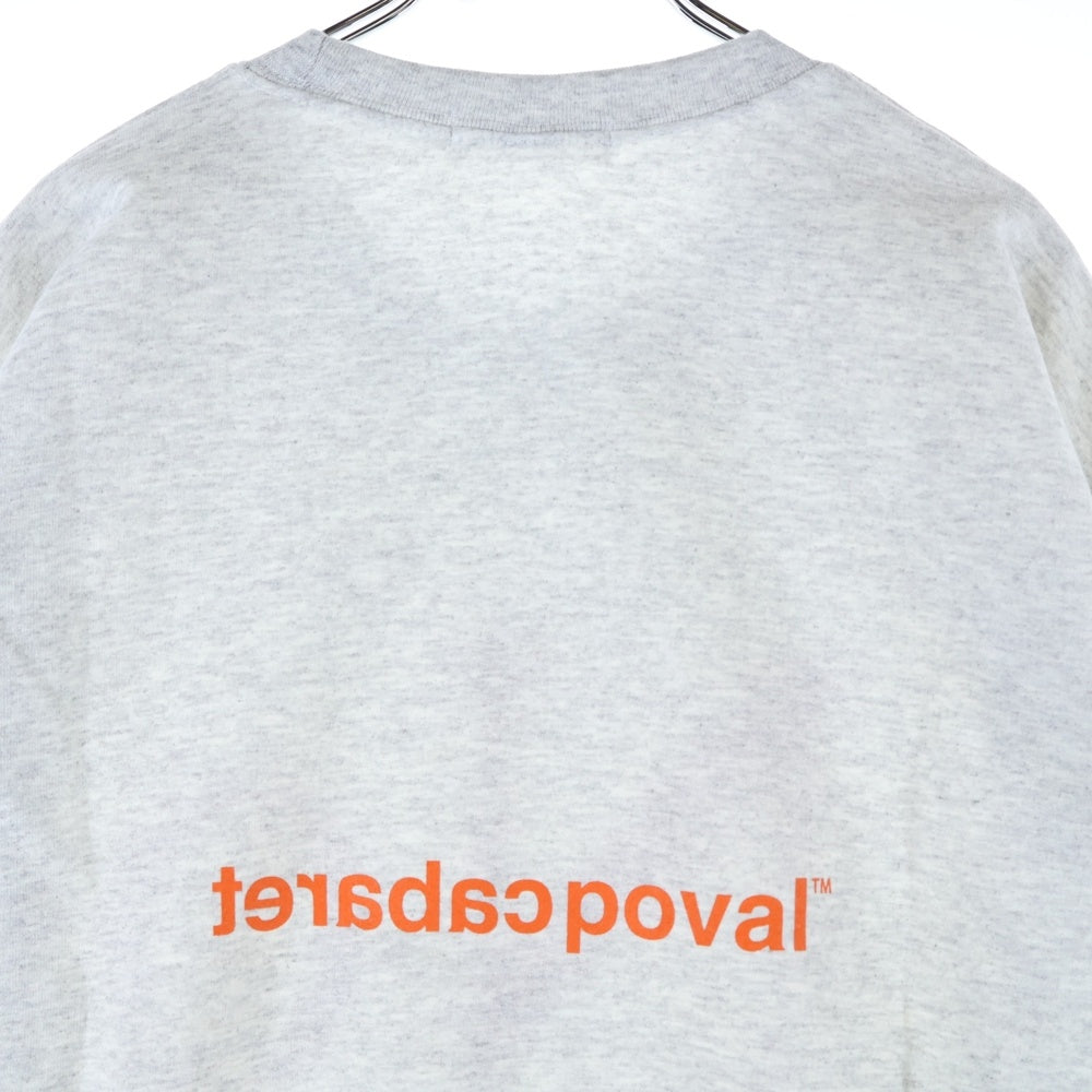 CABARET POVAL(キャバレーポバール) NO CREWNECK クルーネックスウェットトレーナー グレー