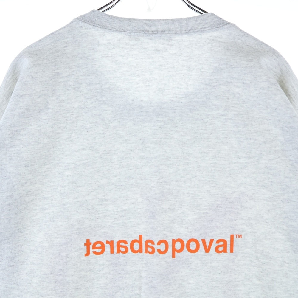 CABARET POVAL(キャバレーポバール) NO CREWNECK クルーネックスウェットトレーナー グレー