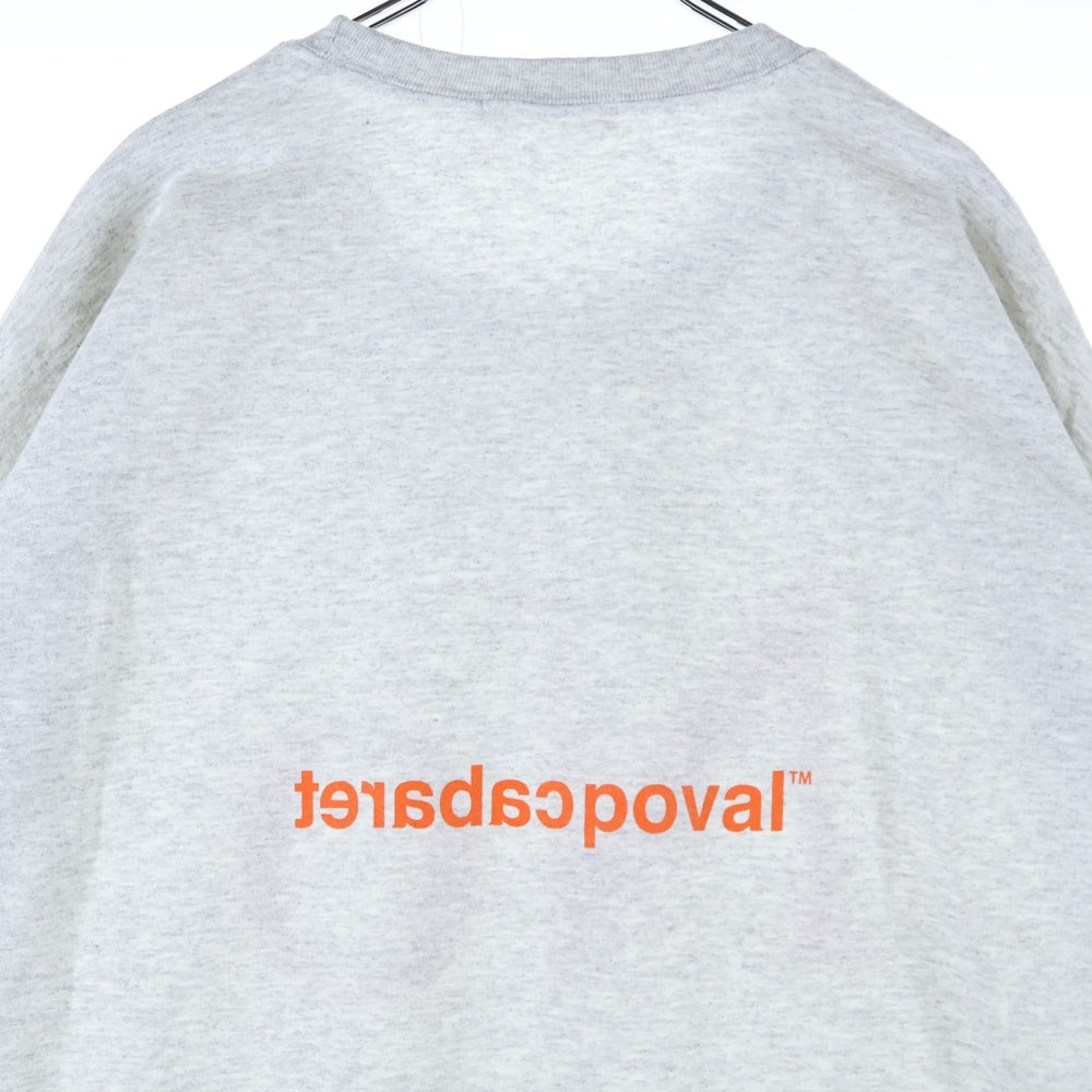 CABARET POVAL(キャバレーポバール) NO CREWNECK クルーネックスウェットトレーナー グレー