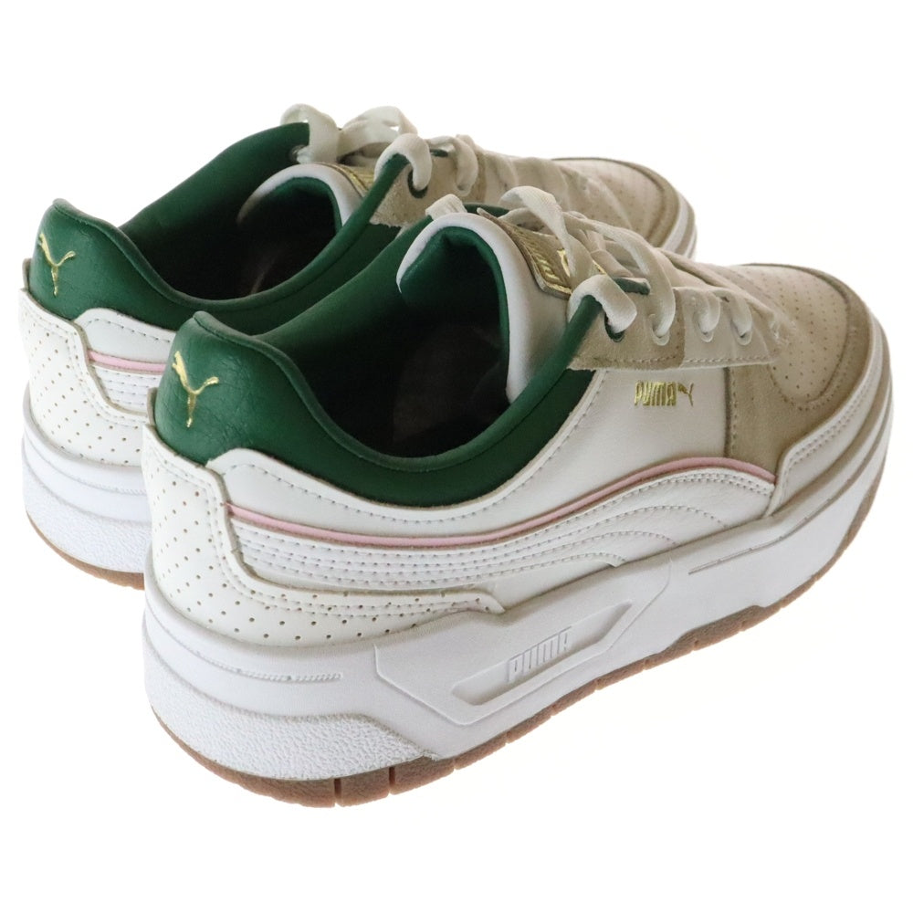 PUMA(プーマ) WMNS Cali Dream Preppy ウィメンズ カリドリーム プレッピー ローカットスニーカー ホワイト/グリーン US5.5/22.0cm 389876-01