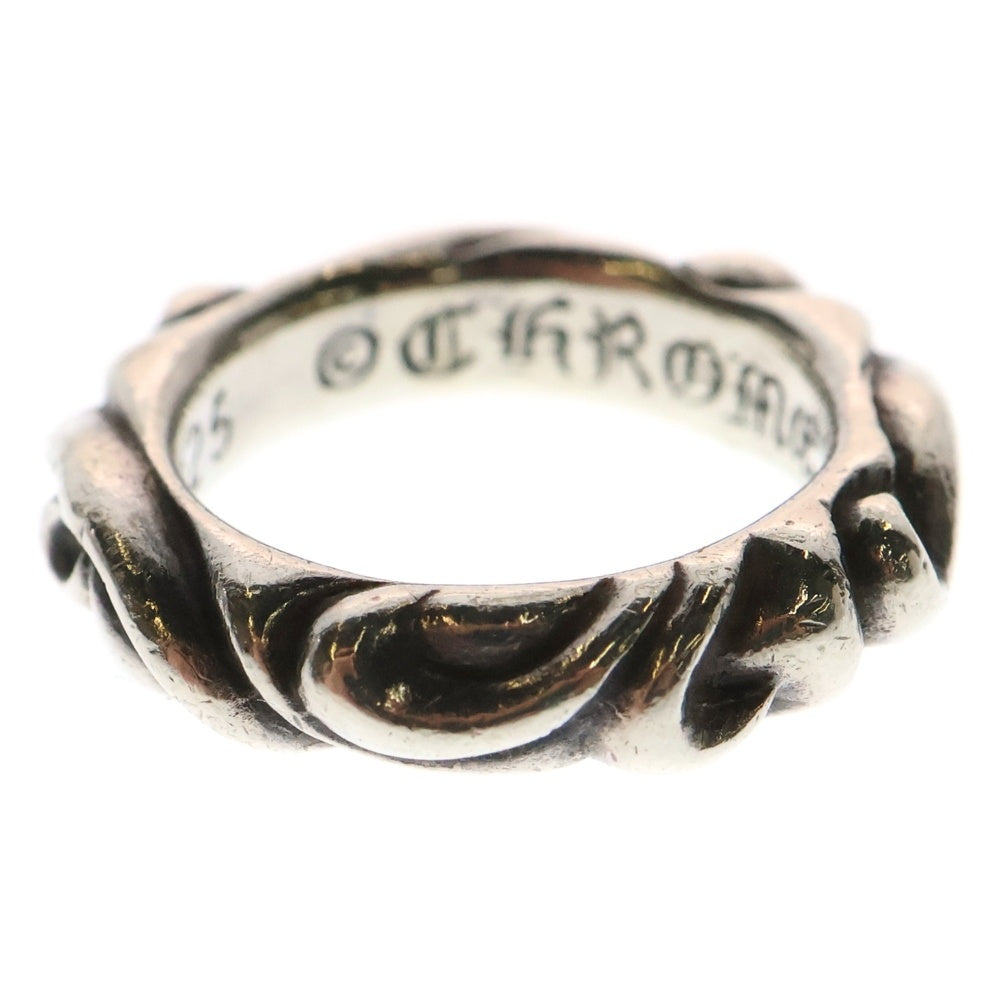 CHROME HEARTS(クロムハーツ) SCRL BAND スクロールバンド リング シルバー BCA351