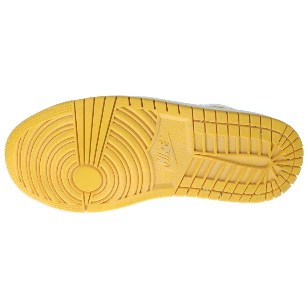 NIKE(ナイキ) WMNS AIR JORDAN 1 MID Lemon ウィメンズ エアジョーダン1 レモン ミッドカットスニーカー イエロー/ホワイト US6.5/23.5cm BQ6472-117