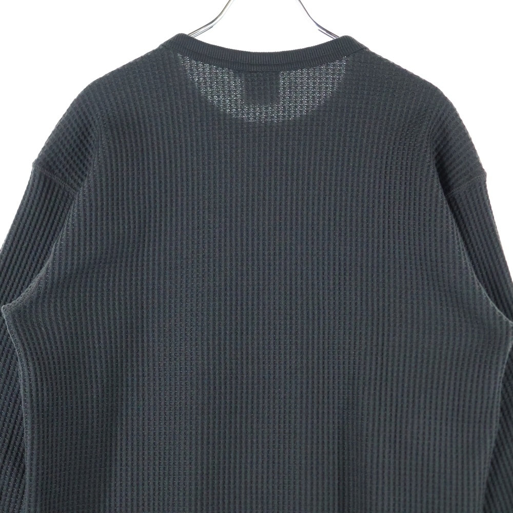 THE NORTH FACE(ザノースフェイス) L/S Warm Waffle Crew ロングスリーブ ウォームワッフルクルーネック 長袖カットソー グレー NP62032