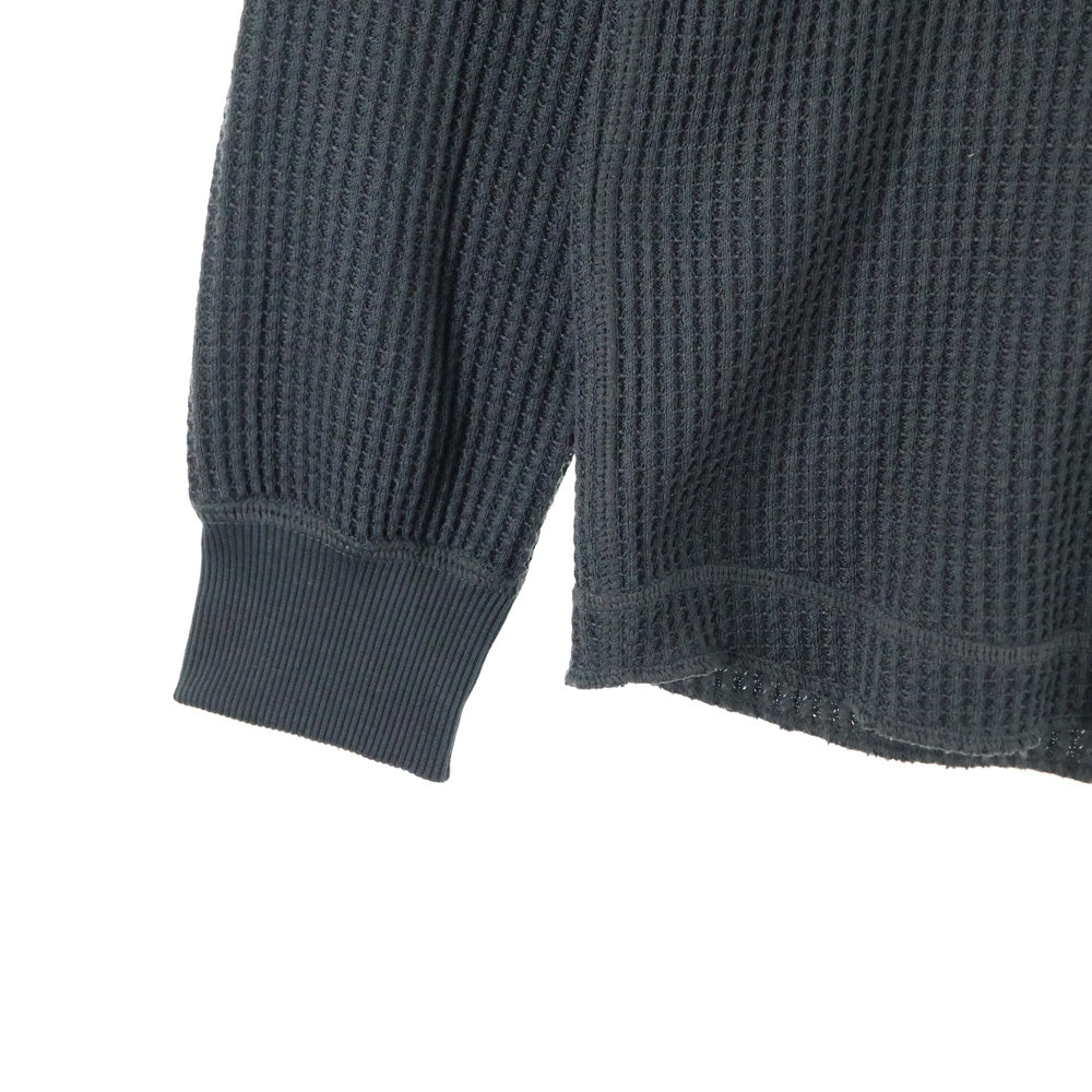 THE NORTH FACE(ザノースフェイス) L/S Warm Waffle Crew ロングスリーブ ウォームワッフルクルーネック 長袖カットソー グレー NP62032