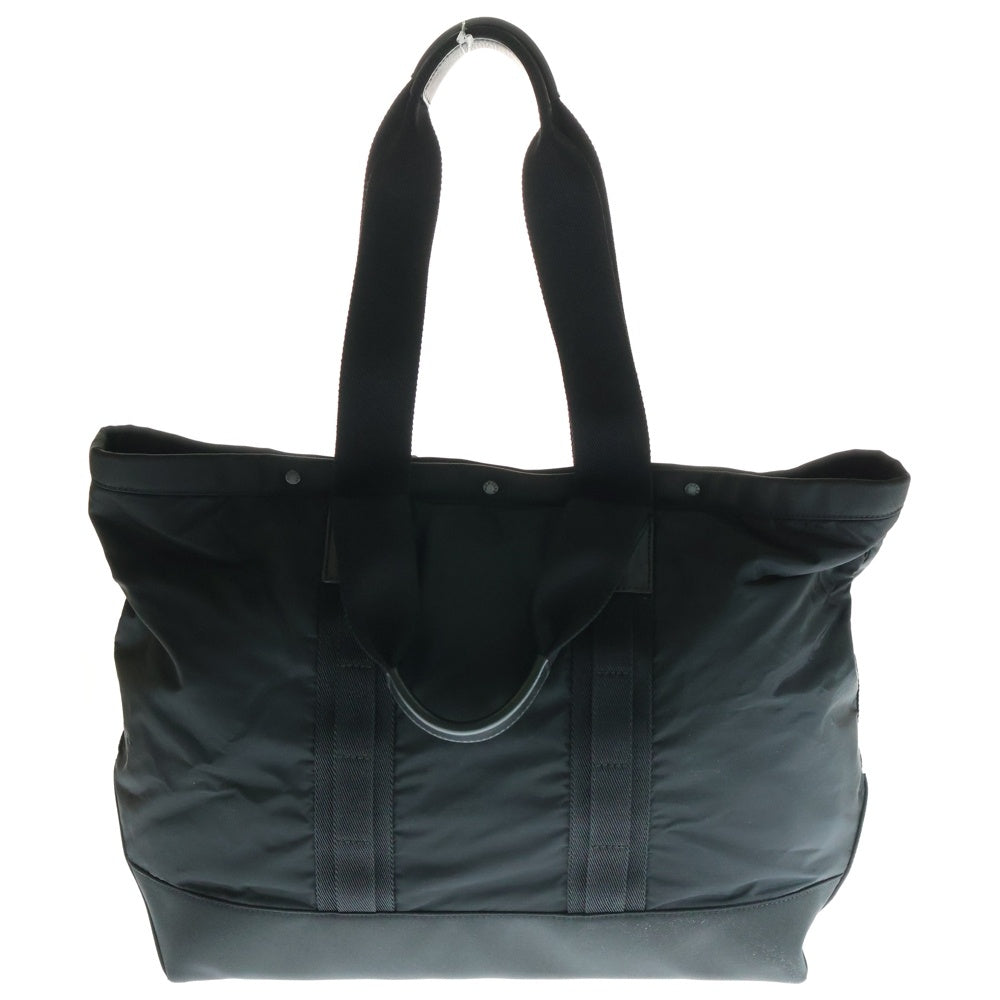 MONCLER(モンクレール) 23AW TECH TOTE テックトートバッグ ロゴパッチ ナイロン ハンドバッグ ブラック I209A5D00007