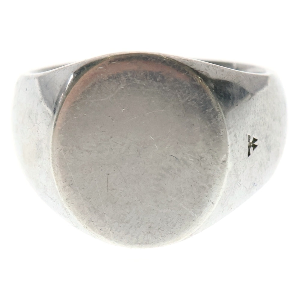 TOMWOOD(トムウッド) MINI SIGNET OVAL RING ミニ シグネット オーバルリング シルバー