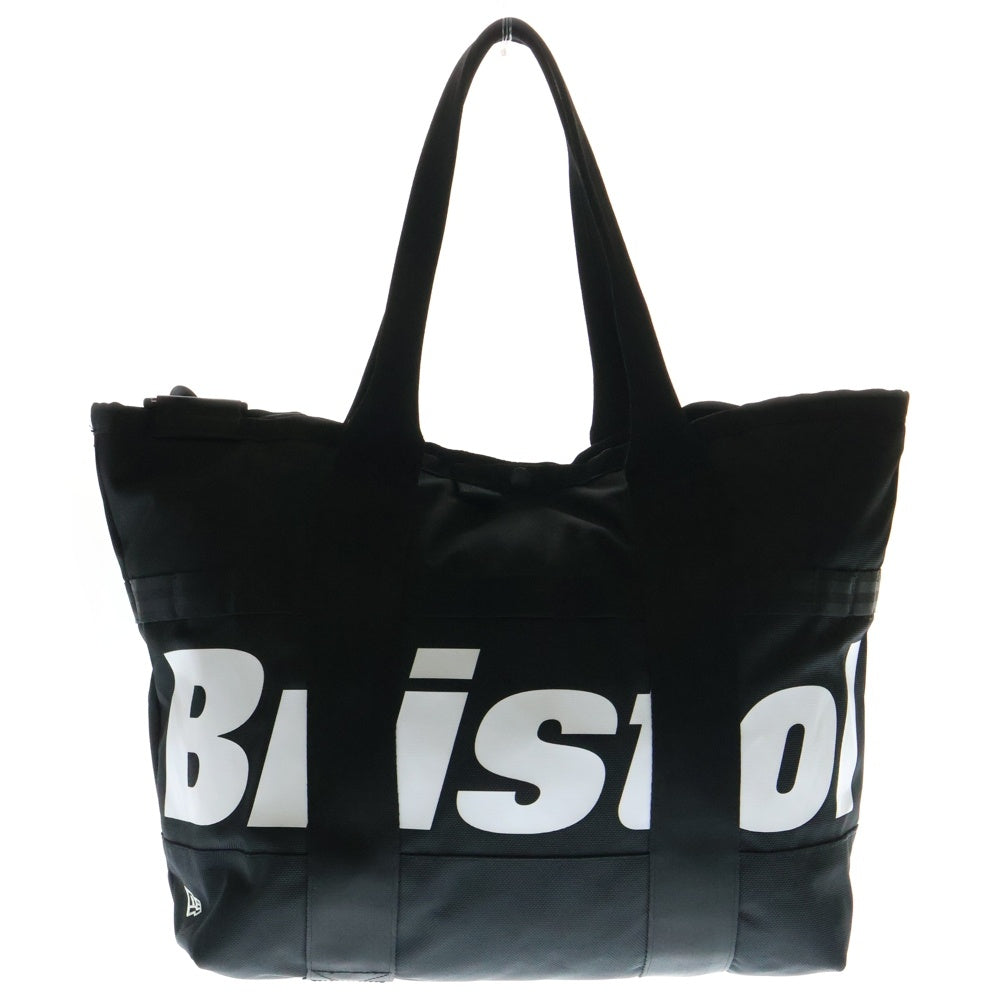 F.C.R.B./F.C.Real Bristol/FCRB(エフシーアールビー/エフシーレアルブリストル) 22AW ×NEW ERA TEAM TOTE BAG ニューエラ チーム 2WAY トートバッグ ショルダーバッグ ブラック FCRB-222094