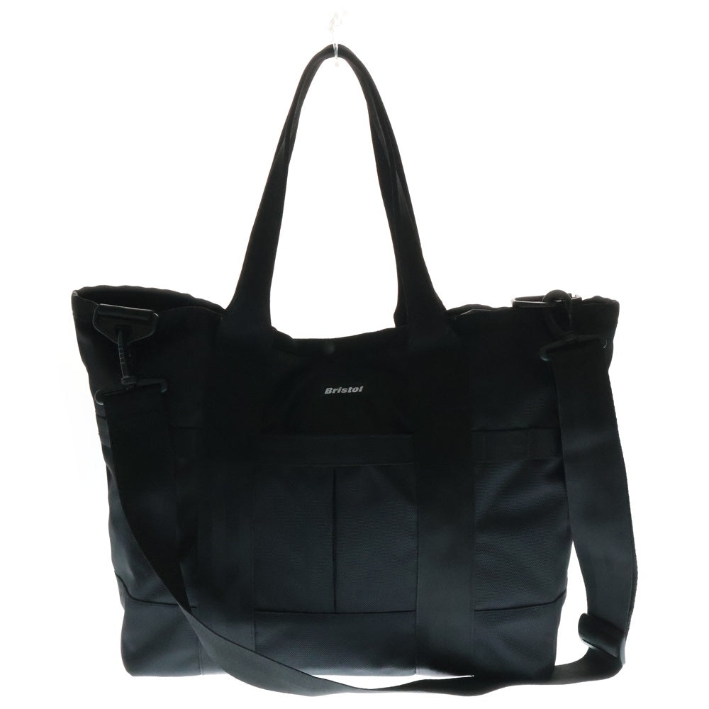 F.C.R.B./F.C.Real Bristol/FCRB(エフシーアールビー/エフシーレアルブリストル) 22AW ×NEW ERA TEAM TOTE BAG ニューエラ チーム 2WAY トートバッグ ショルダーバッグ ブラック FCRB-222094
