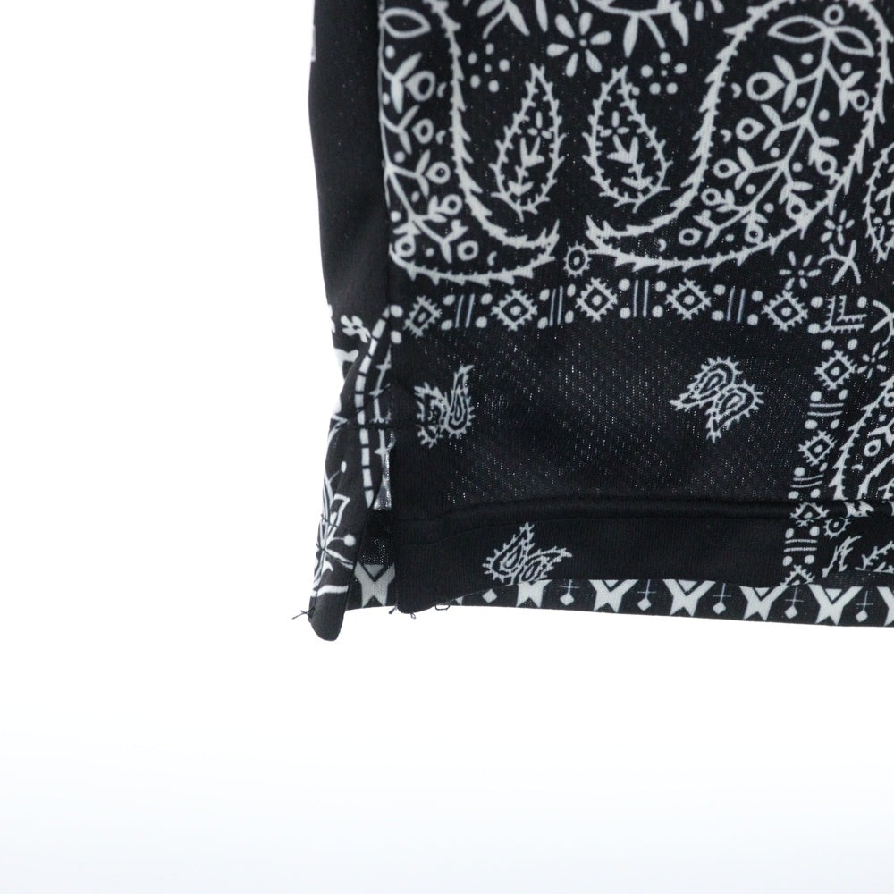F.C.R.B./F.C.Real Bristol/FCRB(エフシーアールビー/エフシーレアルブリストル) 22SS ×NEW ERA BANDANA POLO SHIRT ニューエラ バンダナ 半袖ポロシャツ ブラック FCRB-220137