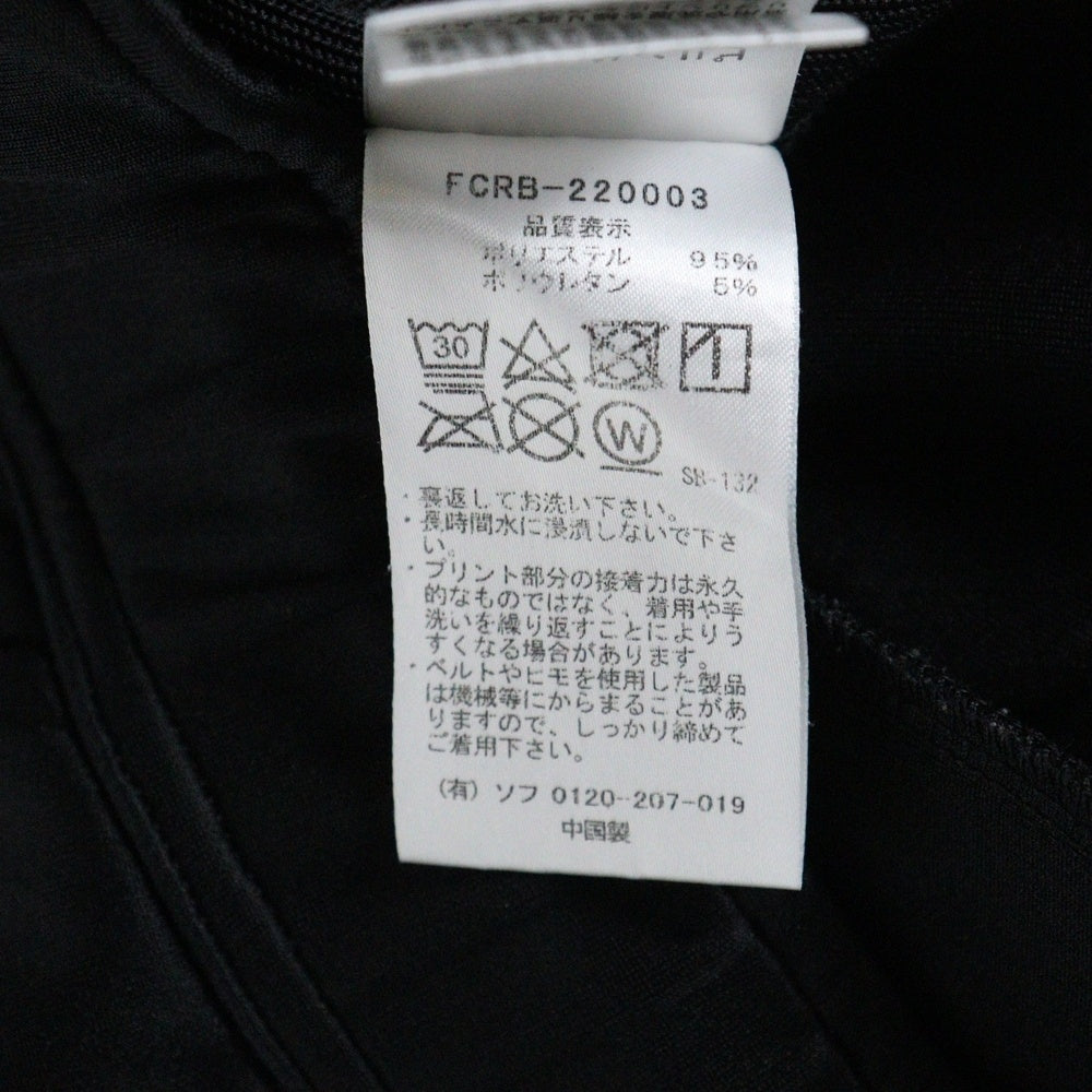 F.C.R.B./F.C.Real Bristol/FCRB(エフシーアールビー/エフシーレアルブリストル) 22SS PDK PANTS ピーディーケー イージースウェットパンツ ブラック FCRB-220003